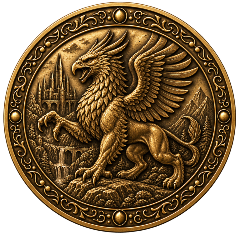 Legends of the World Griffin 2029 collectible medallion