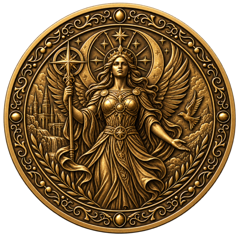 Legends of the World Goddess 2030 collectible medallion